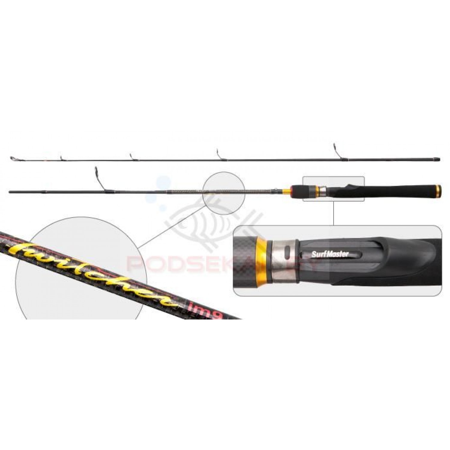 Покупка Спиннинг SURF MASTER Twitcher 1,68м. 7-35 гр. в Минске Беларуси